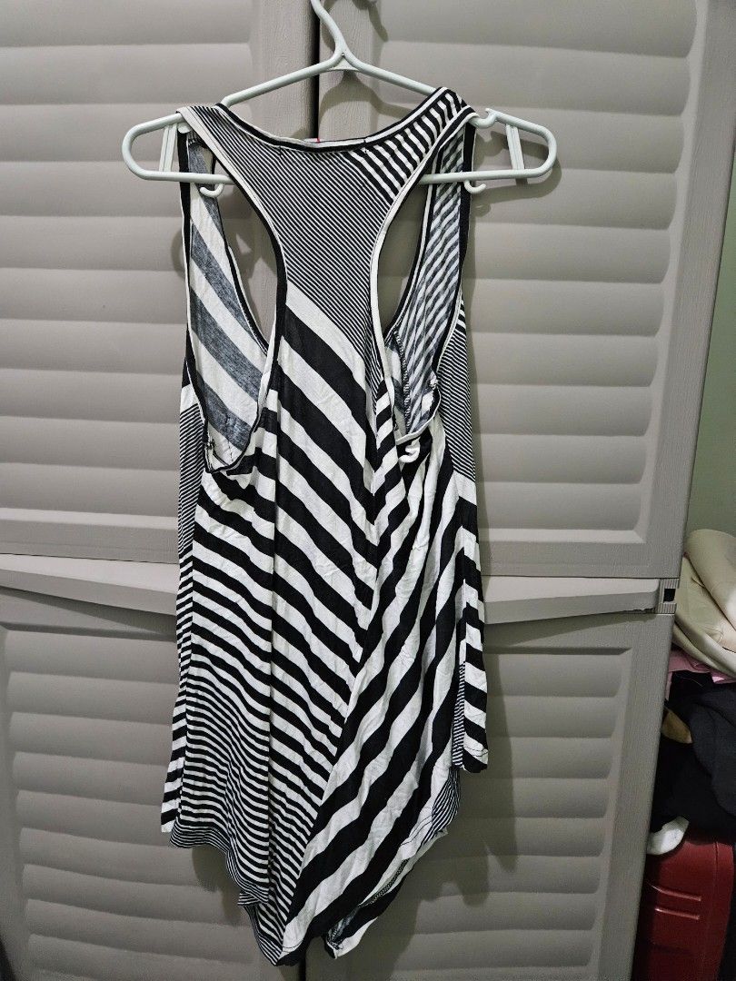 Sleeveless black and white top (Category: Sleeveless) located in Taguig. Submitted by gracecdb (Listing ID 1266569410, Image 3). Description: never used.