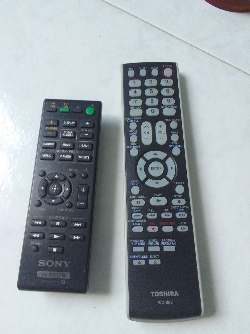 Toshiba shop remote control
