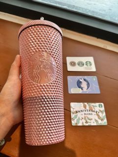Starbucks Pink Tutu Bling Tumbler Authentic
