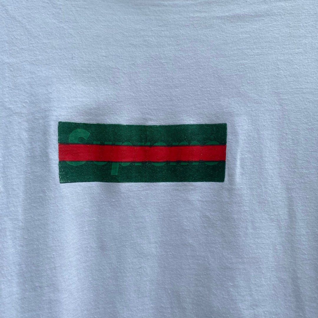 Supreme 2000 Gucci Bogo Men s Fashion Tops Sets Tshirts