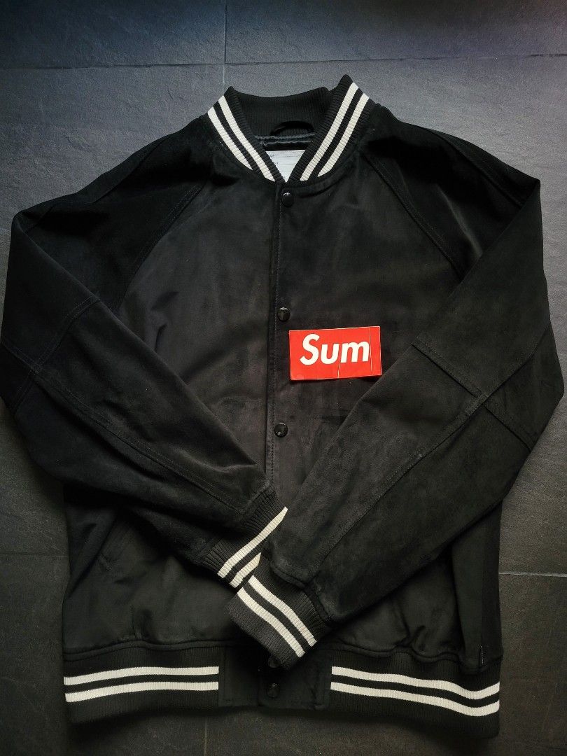 Supreme suede varsity jacket online