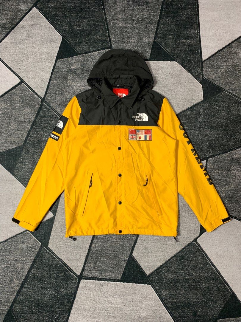 Supreme the north face expedition discount coaches jacket black