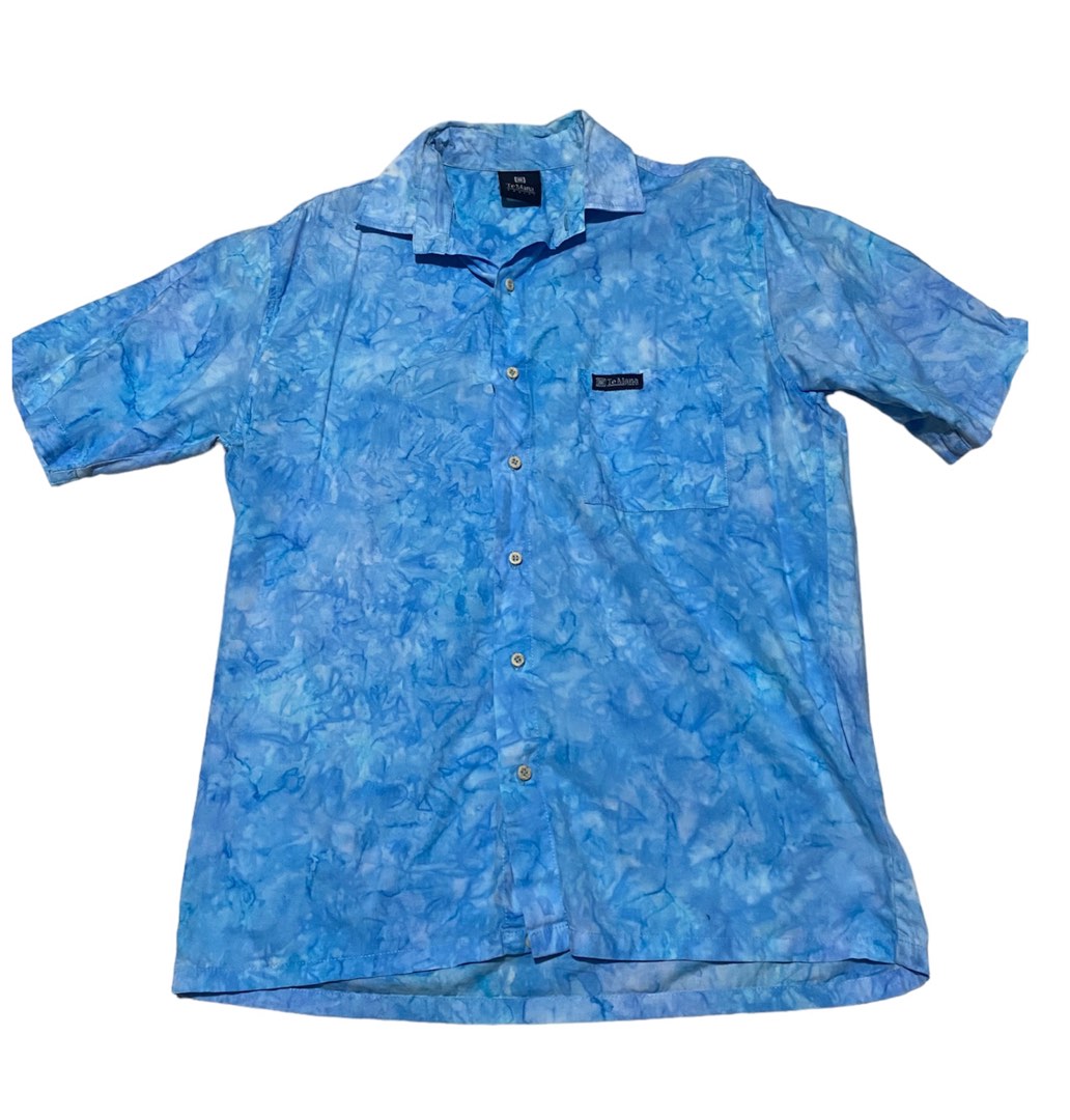 Te Mana Tahiti Blue Polo, Men's Fashion, Tops & Sets, Tshirts & Polo ...