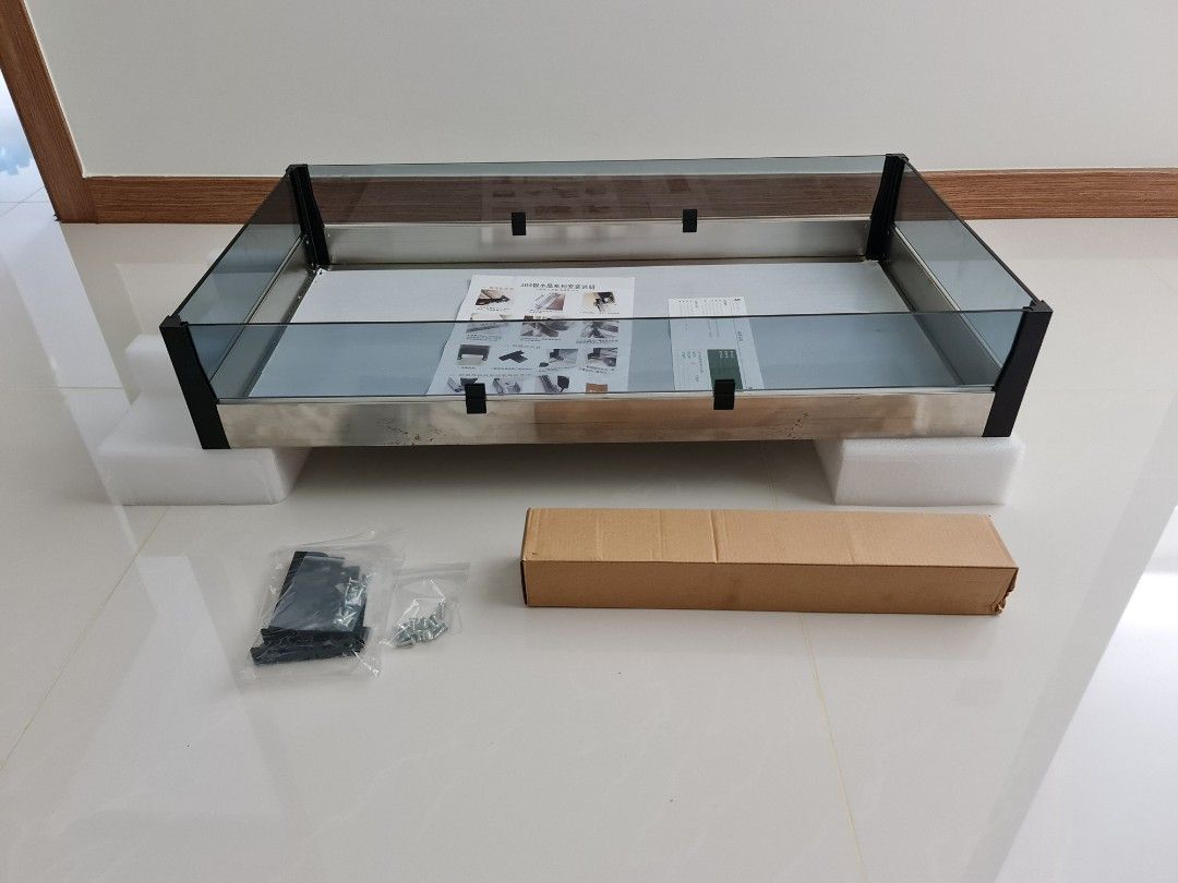 Tempered Glass kitchen racks, Furniture & Home Living, Bathroom ...