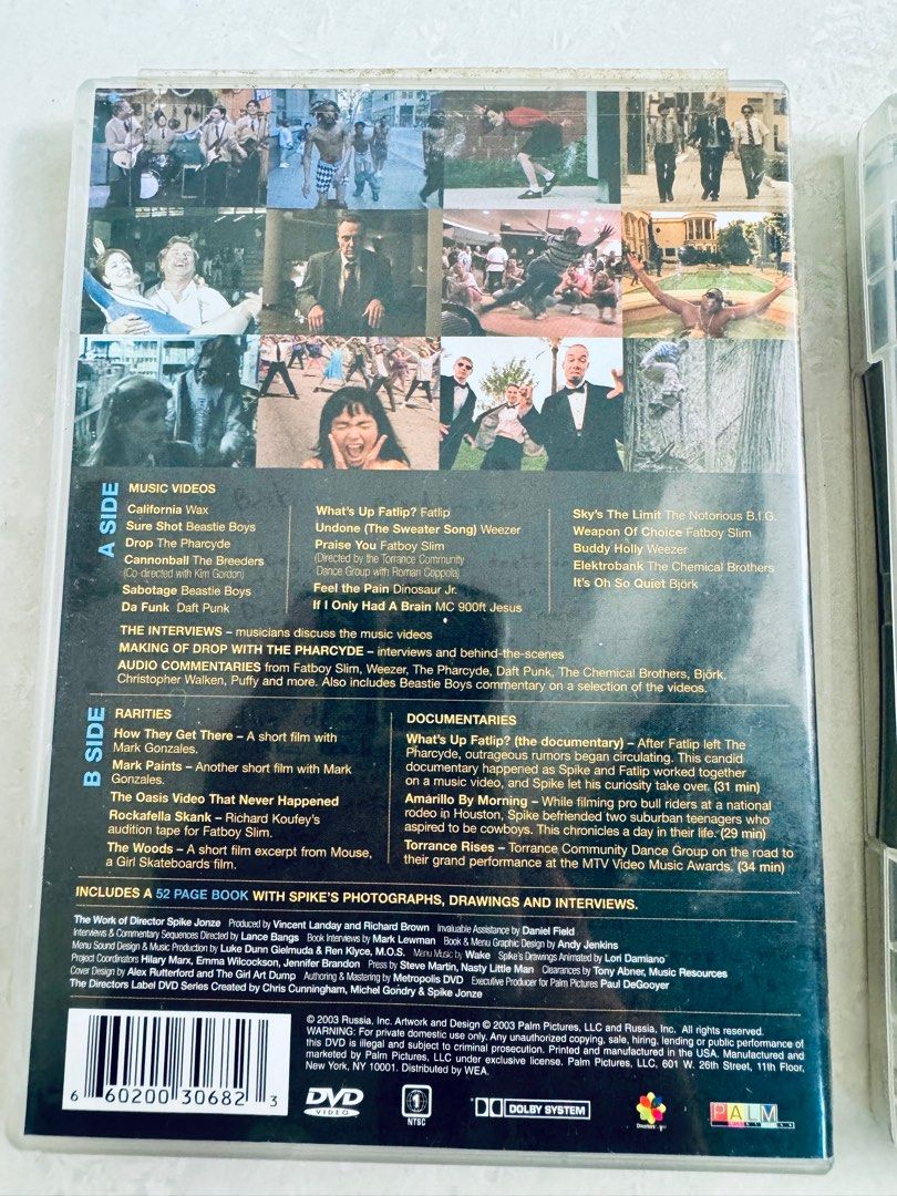 ミュージック The Work of Directors DVD Mi03MzMxLmpwZWc.jpeg