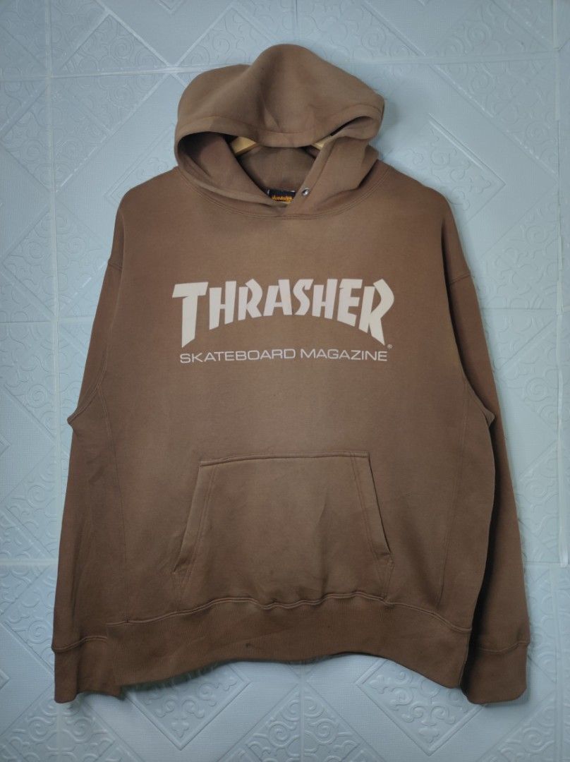 Beige sales thrasher hoodie