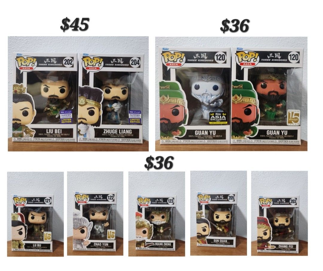 Figurine Pop Funko Pop Asia #205 pas cher : Sun Quan