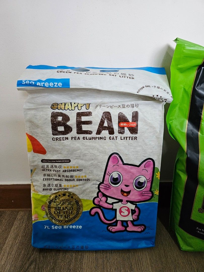 Tofu and green pea cat litter, Pet Supplies, Homes & Other Pet