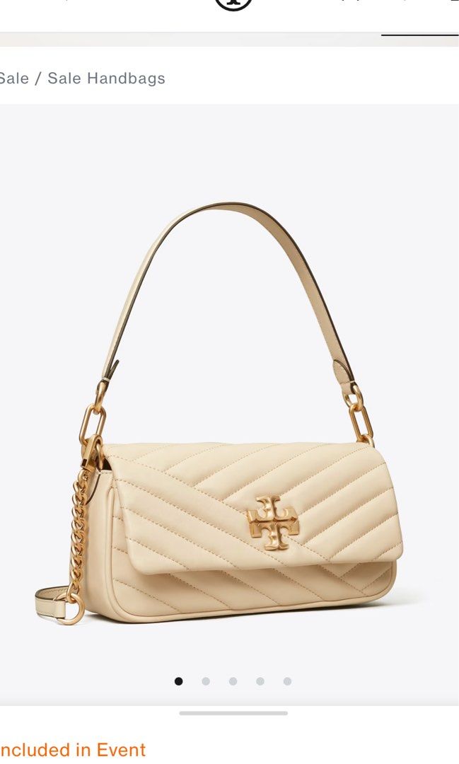 TORY BURCH SMALL KIRA CHEVRON FLAP SHOULDER BAG Luxury Bags Wallets on Carousell