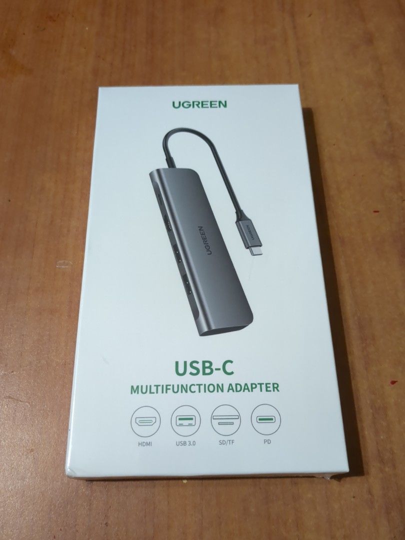 UGREEN USB C adapter (HDMI, SD card, USB A), Computers & Tech, Parts