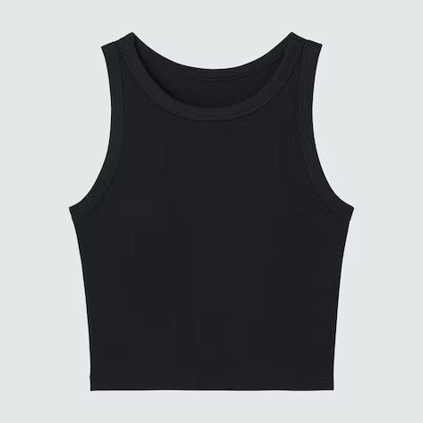 Uniqlo American Sleeve Cropped Bra Sleeveless Top S Size, Women's Fashion,  Tops, Sleeveless on Carousell