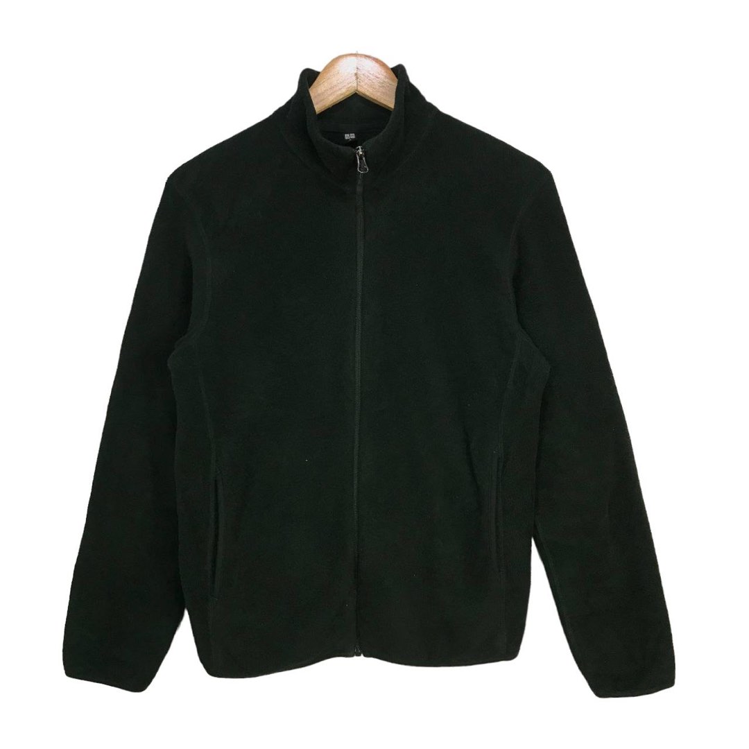 Uniqlo Fleece Jacket (Dark Green), Men's Fashion, Coats, Jackets and ...