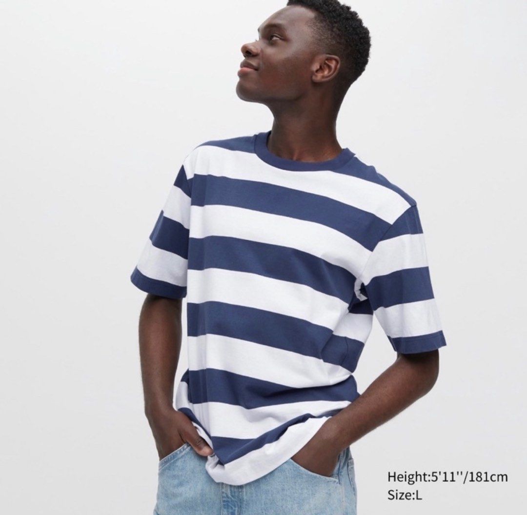 Uniqlo striped t shirt new arrivals