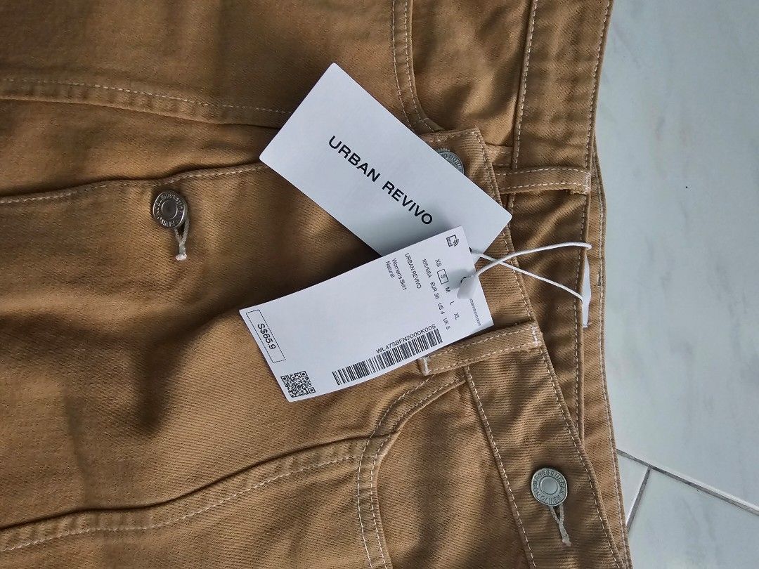 Urban Revivo Button Down Skirt Women s Fashion Bottoms Skirts on Carousell