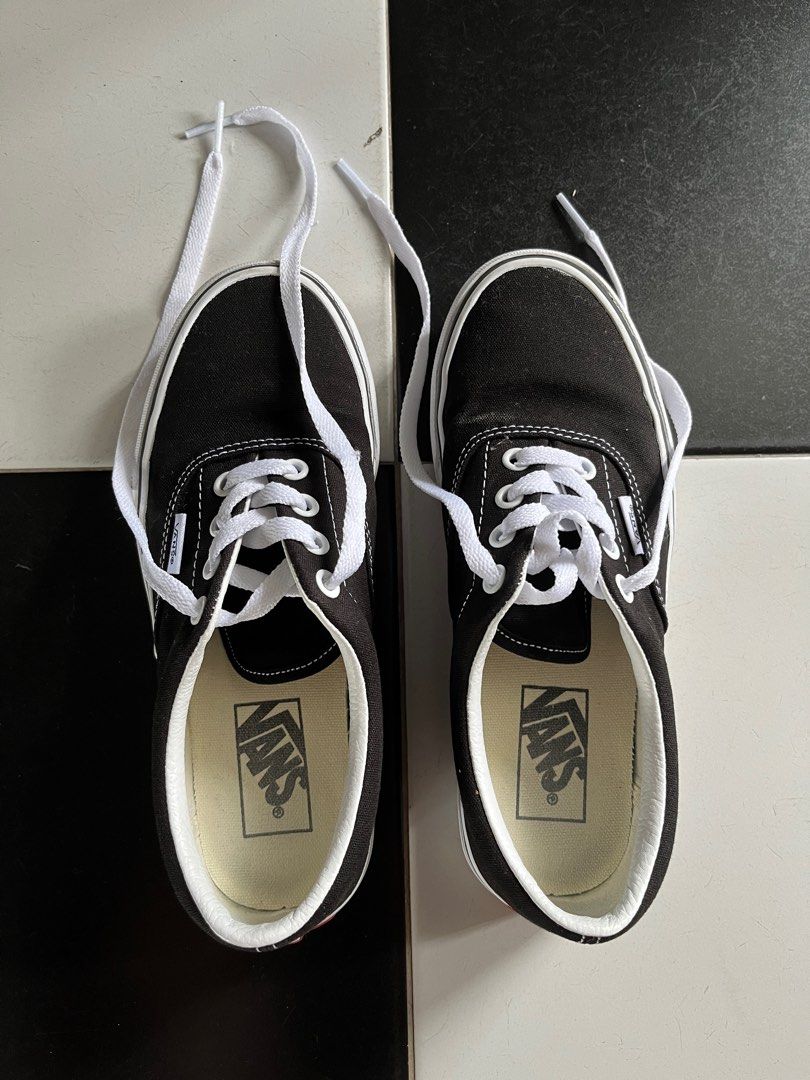 All black clearance lace up vans