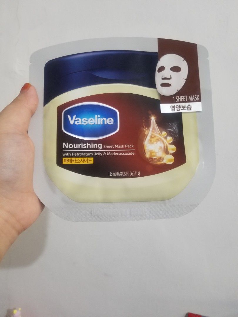 Vaseline Face Mask Original, Kesehatan & Kecantikan, Kulit, Sabun & Tubuh di Carousell
