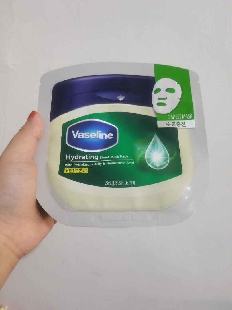 Vaseline Face Mask Original, Kesehatan & Kecantikan, Kulit, Sabun & Tubuh di Carousell