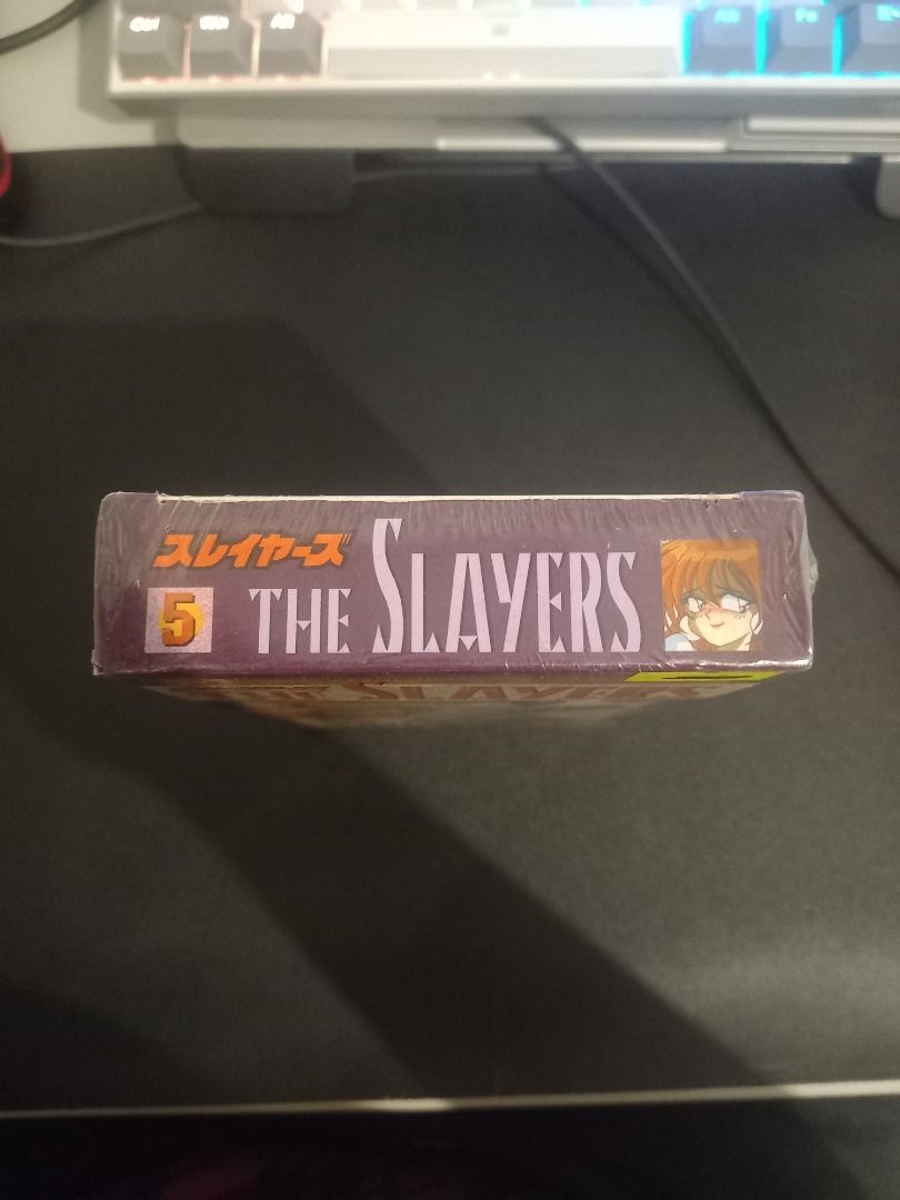 VHS: The Slayers Volume 5 [Sealed] (Category: Comics & Manga) located in Taguig. Submitted by crazy.nzyn01 (Listing ID 1266498692, Image 3). Description: VHS The Slayers Volume 5, English Language Dialogue Still Sealed, Never Opened or tried to play. Didn't have VHS player anyways lol. Stocked for a long time already. Selling for 500, Negotiable if buying more than one from my Listing. Got for Collection. Currently decluttering..