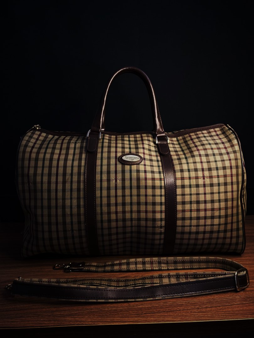 Vintage Lasserre Weekender Bag, Luxury, Bags & Wallets on Carousell