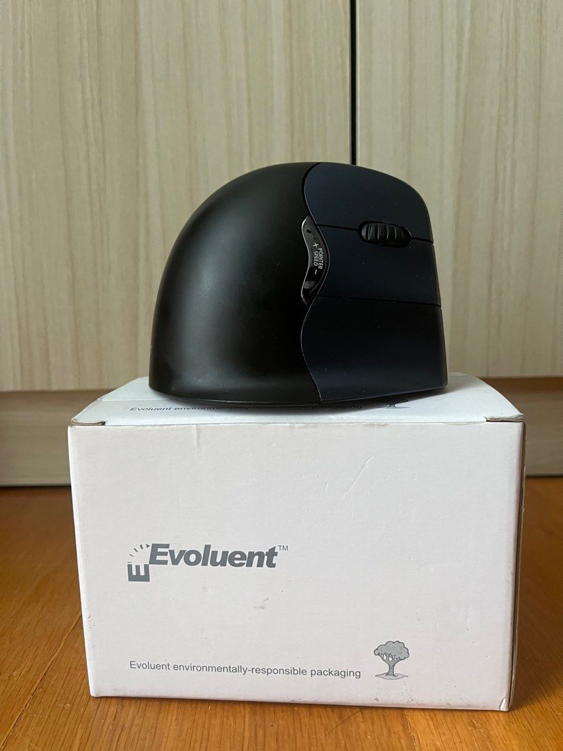 Evoluent Vertical Mouse 4 Wireless (model VM4RW), Computers & Tech ...
