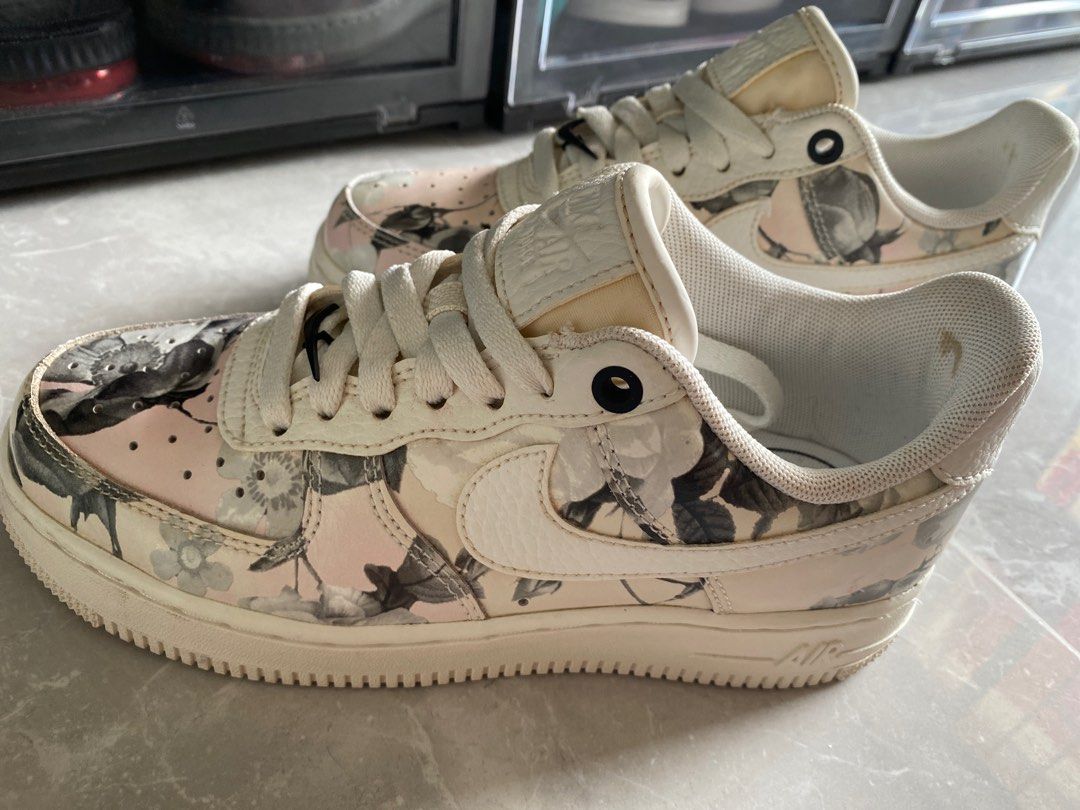 WMNS NIKE AIR FORCE 1 LOW FLORAL ROSE Women s Fashion Footwear