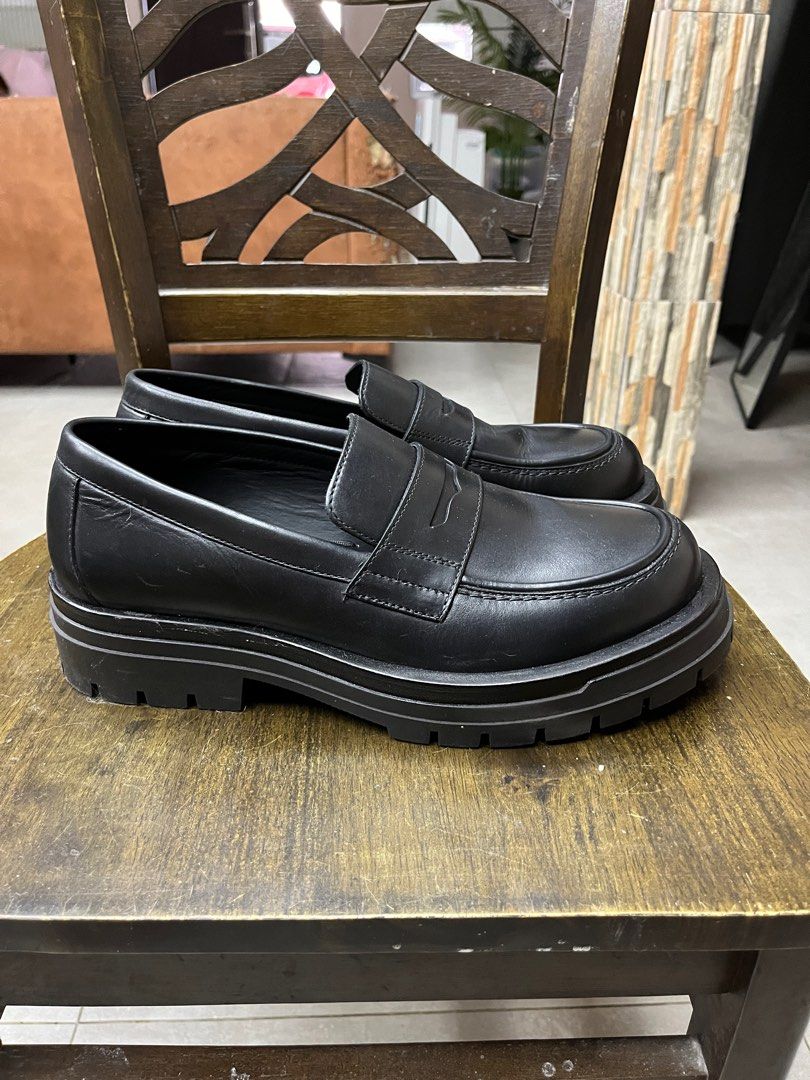 zara chunky loafer