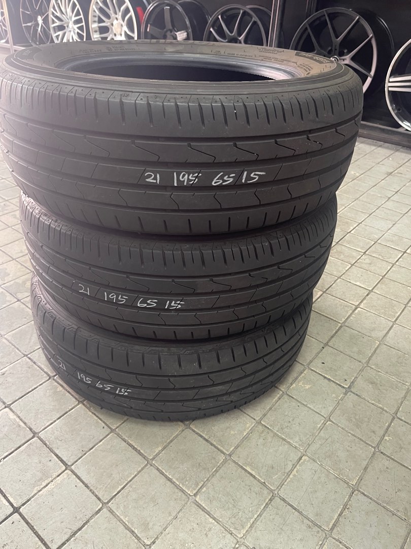 195/65/15 hankook, Car Accessories, Tyres & Rims on Carousell