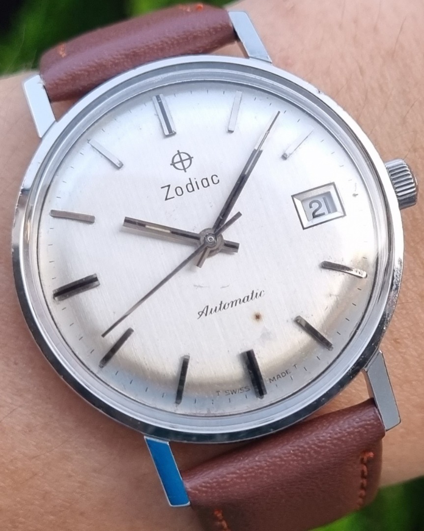 Vintage zodiac clearance automatic watch