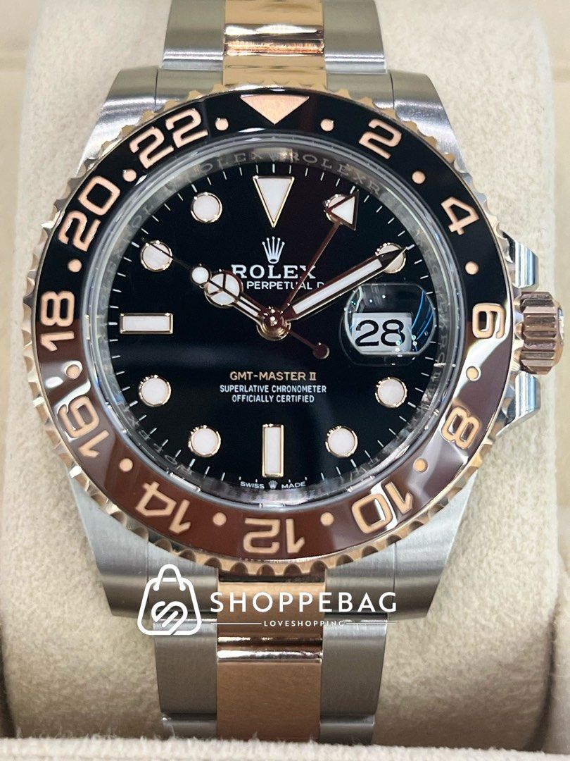 2023 BNIB Rolex GMT Master II 126711 CHNR in Half 18K Everose
