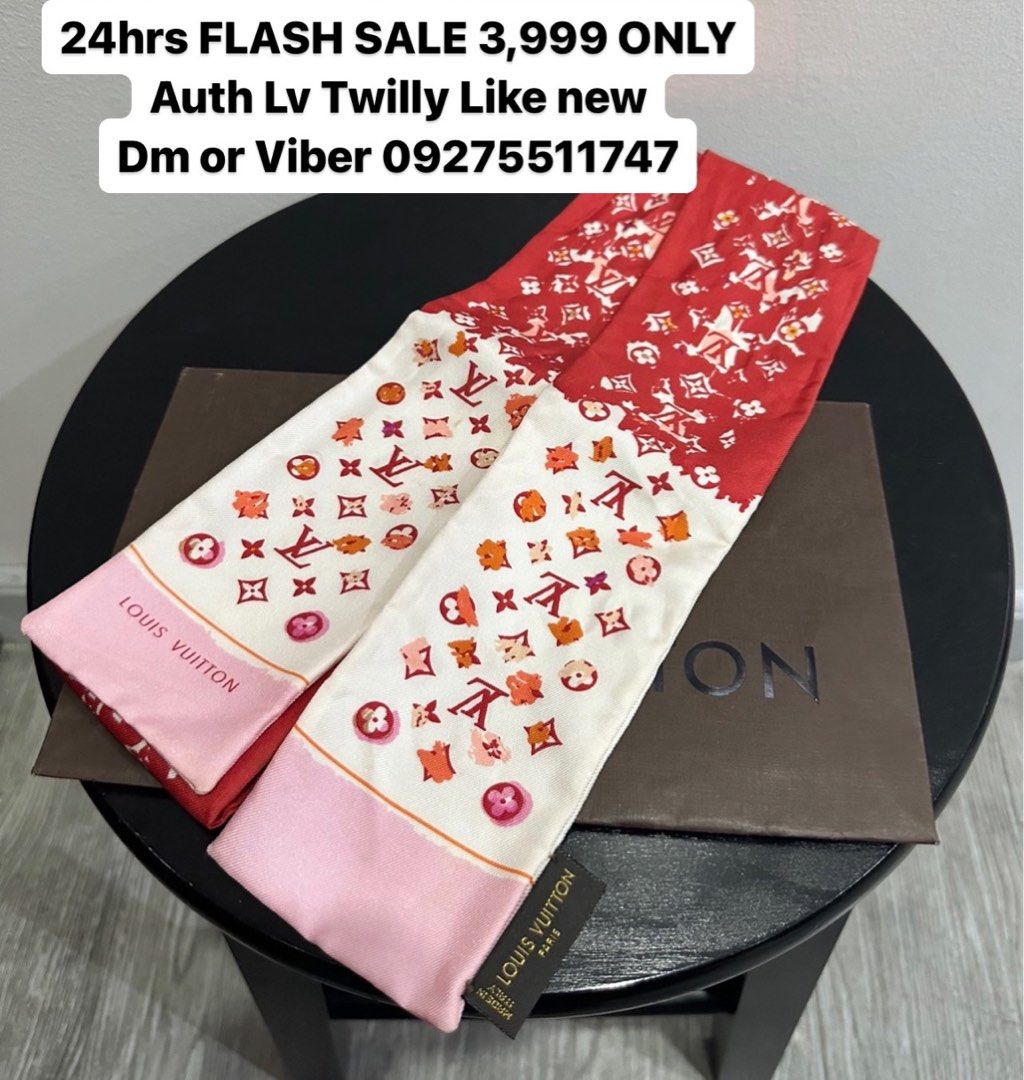 Authentic Louis Vuitton Twilly Bandeau Scarf, Luxury, Accessories on  Carousell