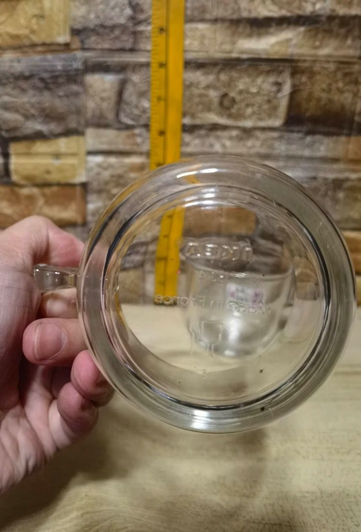 STELNA Mug, clear glass, 8 oz - IKEA