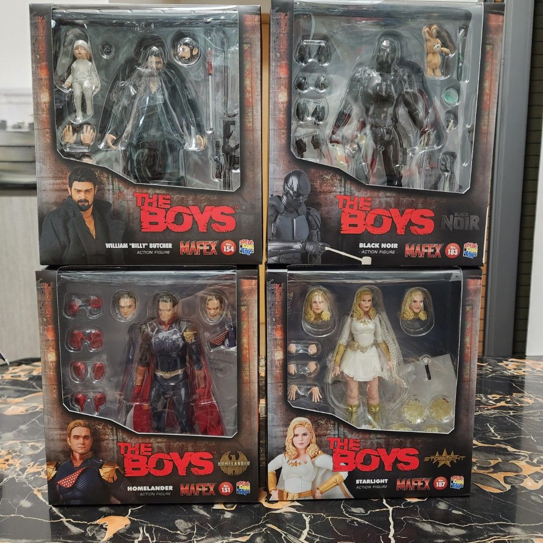 4】mafex the boys william black noir homelander starlight, 興趣及