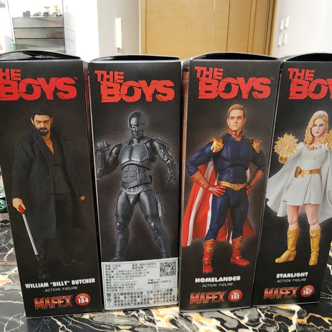 4】mafex the boys william black noir homelander starlight, 興趣及