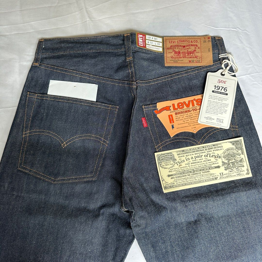 501 vintage 1976 USA Men s Fashion Bottoms Jeans on Carousell