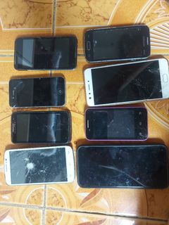 6 defective phones huawai , oppo, sumsung , iphone