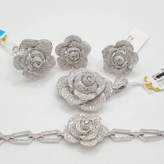 9.3ct diamond rose set
