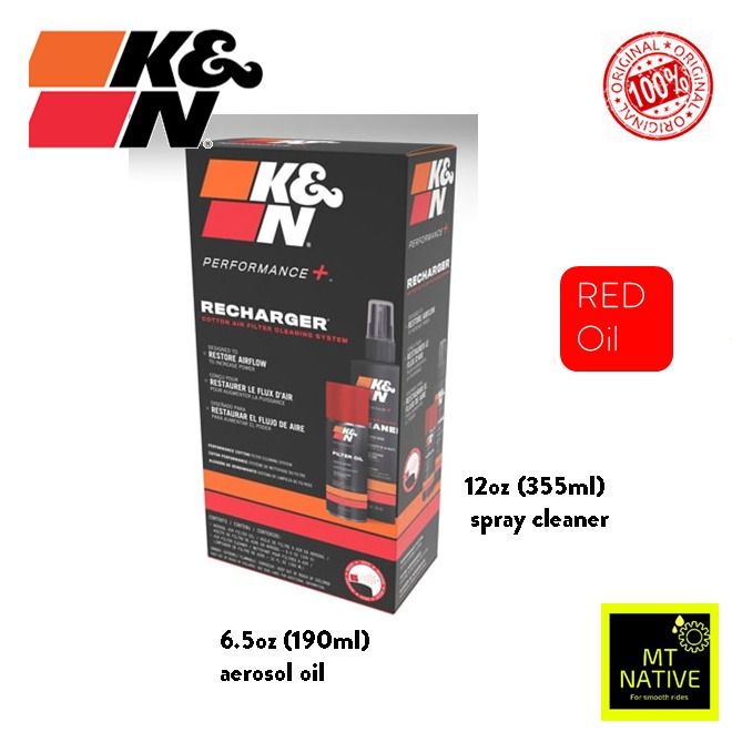 K&N 99-5000 Aerosol Recharger Filter Care Service Kit