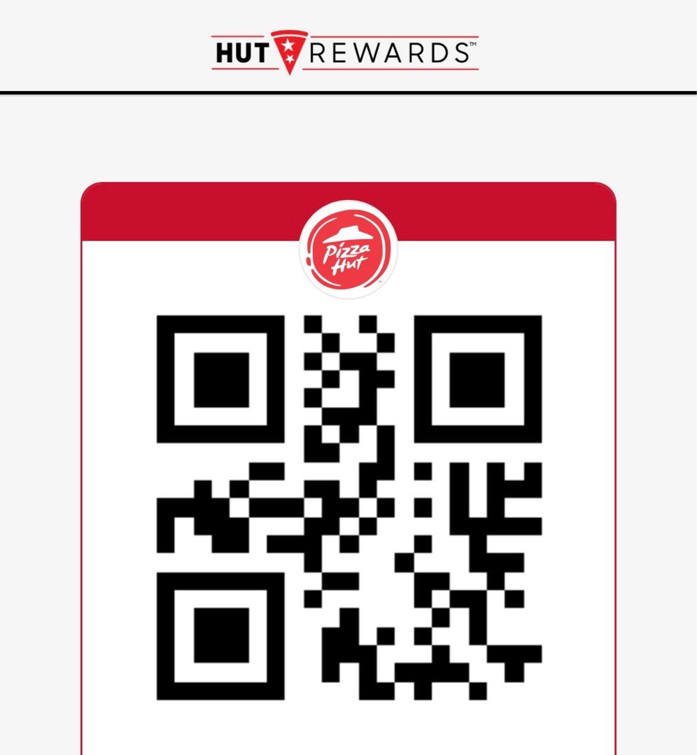 免費9折 Pizza Hut qr code, 嘢食 & 嘢飲, 其他食物及飲料 Carousell