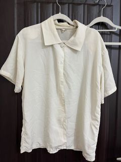 米白色 氣質襯衫