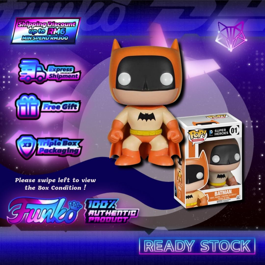 Orange batman funko pop on sale