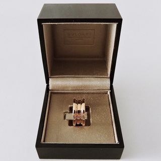 二手 BVLGARI 寶格麗 BULGARI B.ZERO1 18K金 玫瑰金 三環戒指 52 女戒 男戒