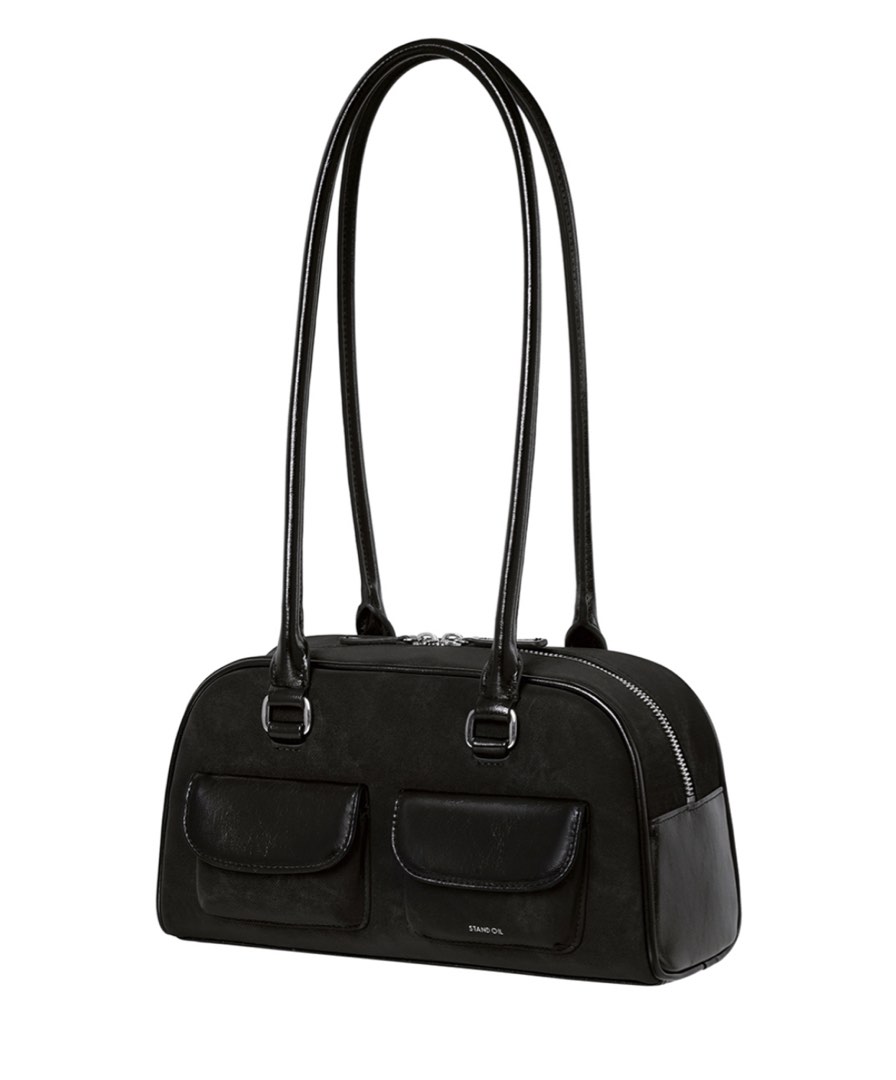 韓國 Le sserafim Yunjin hyuna 泫雅 著用 Standoil Chubby Bag 復古風 單肩 手袋 多色, 興趣及 ...