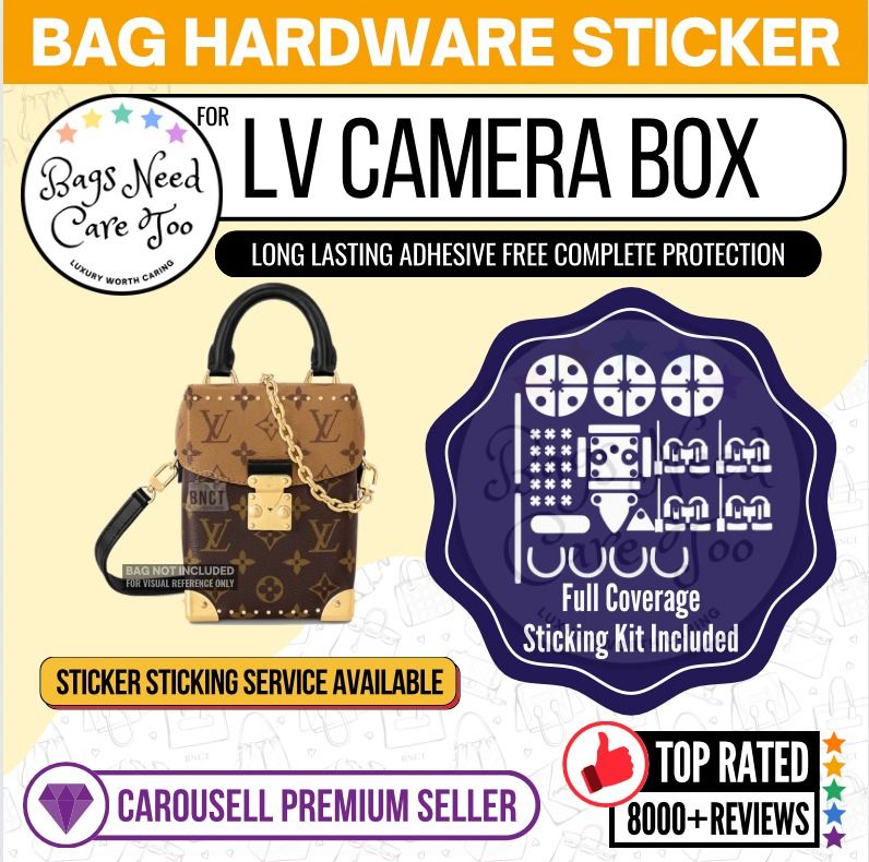 𝐁𝐍𝐂𝐓👜]💛 LV Camera Box Bag Hardware Protective Sticker, Full Coverage  Bespoke Seal/Film
