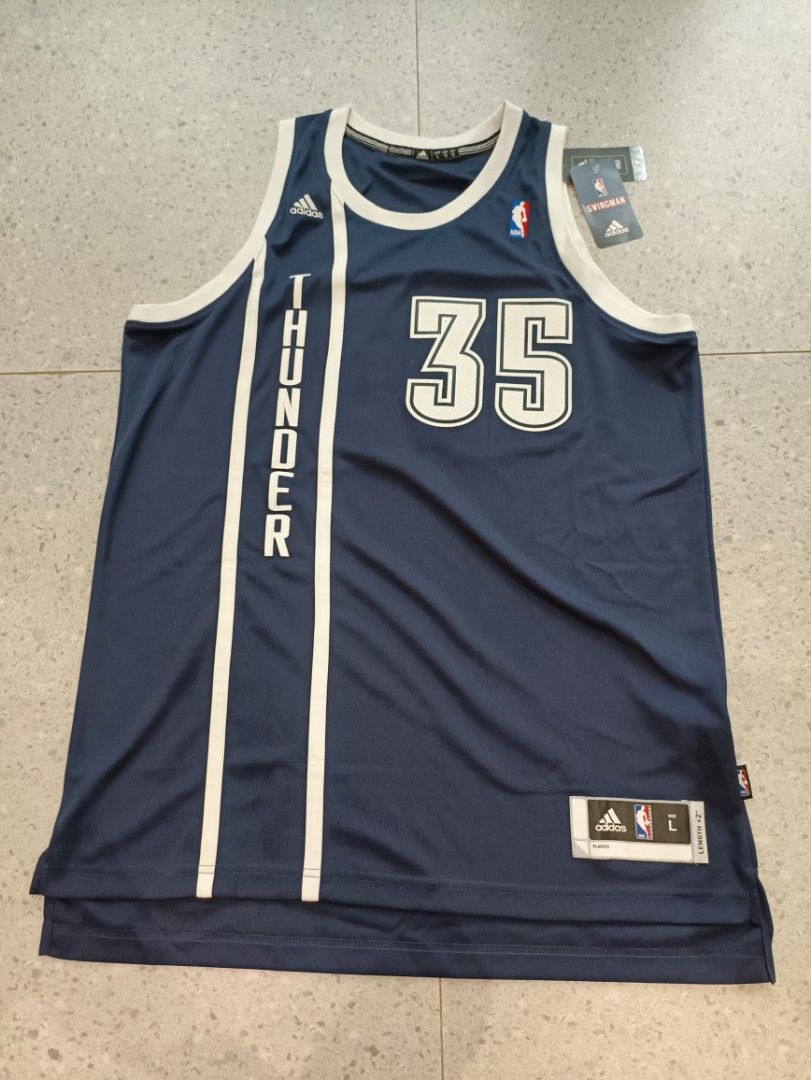ADIDAS JERSEY KEVIN DURANT OKLAHOMA CITY THUNDER BASKETBALL JERSEY NBA BAJU  BASKET