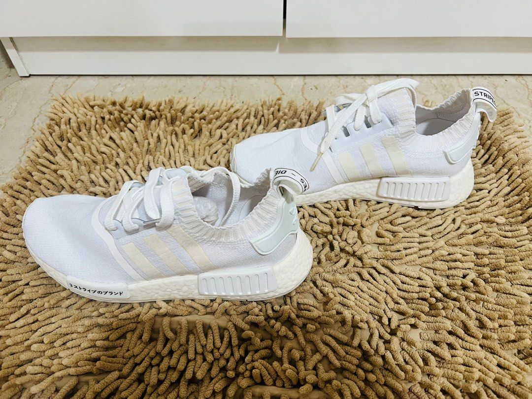 White nmd sale discount