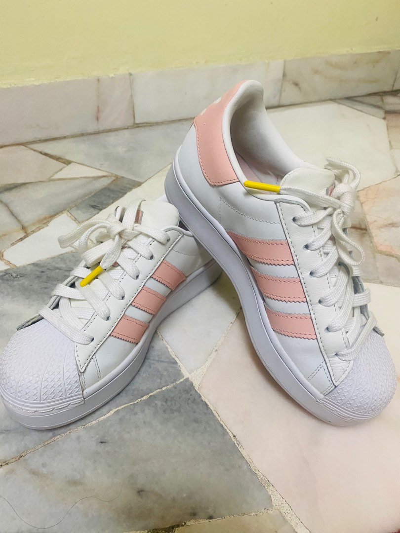 Adidas Superstar For Woman With Flower, Women's Fashion, Footwear