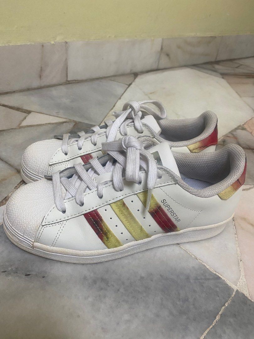 Adidas superstar gold shop iridescent