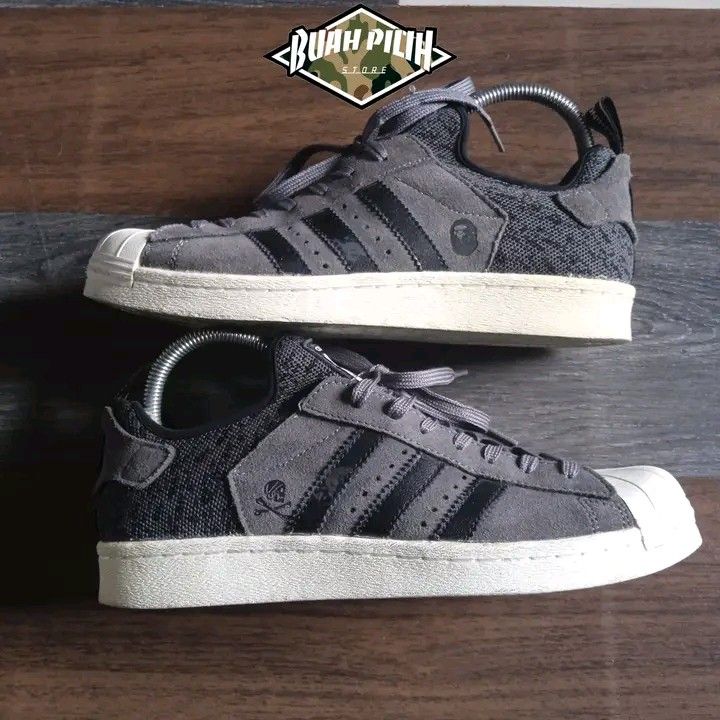 Adidas superstar x bape shop x neighborhood