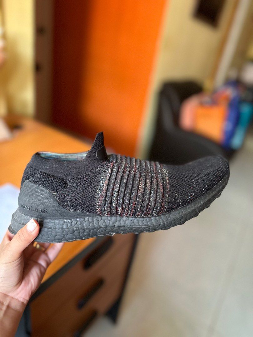 Adidas Ultraboost Laceless Black Multi Color Men s Fashion