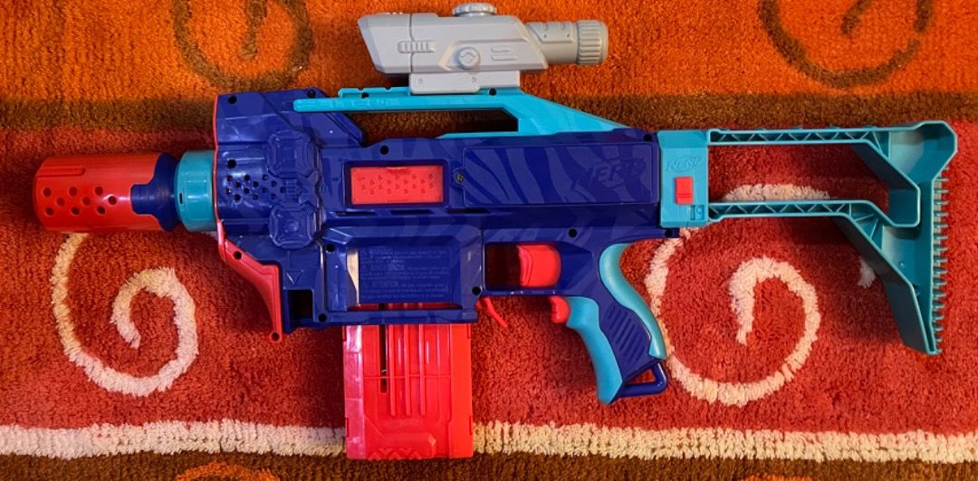 All New Nerf Storm Charge OT Orange Trigger with ScopeMotorized